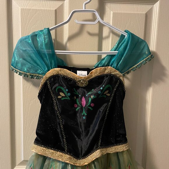 Original Disney Anna Dress Sz 9/10 - Beautiful - Picture 3 of 4
